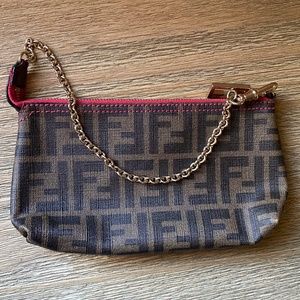 Fendi Black/Brown Leather Handbag